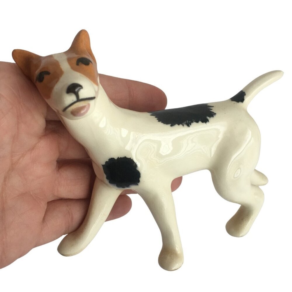 Vintage Dog Figurine Statue - Possibly Bull Terrier or Basenji? - Picture 1 of 12
